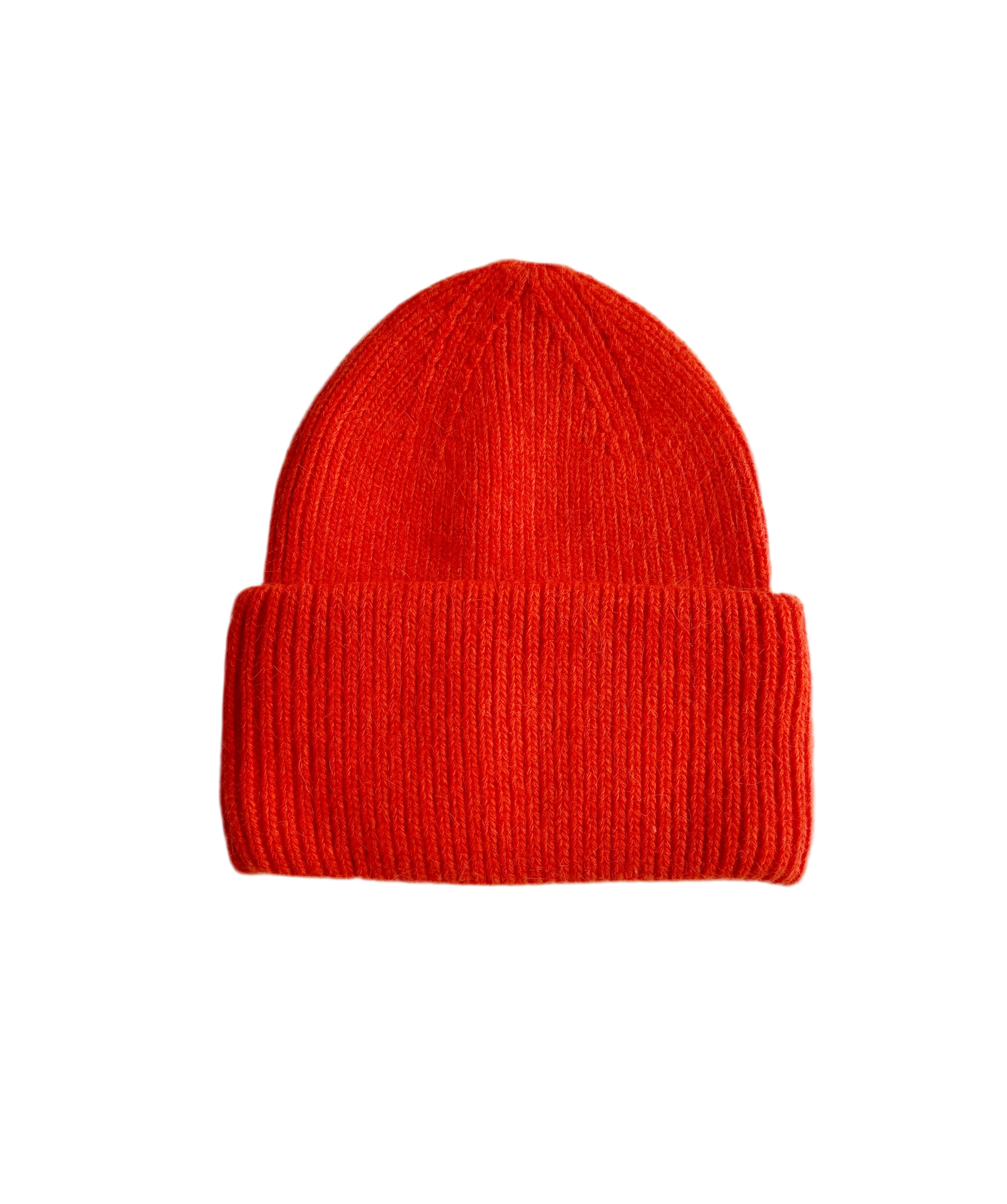 Angora SERENA beanie in orange
