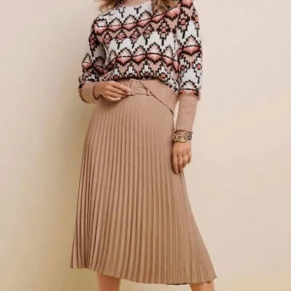 Ann Taylor Fair Isle Chunky Knit Sweater Size Small