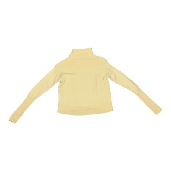 Aritzia Wilfred Cyprie Merino Wool Mockneck  Sweater in Soft Yellow  Size XS