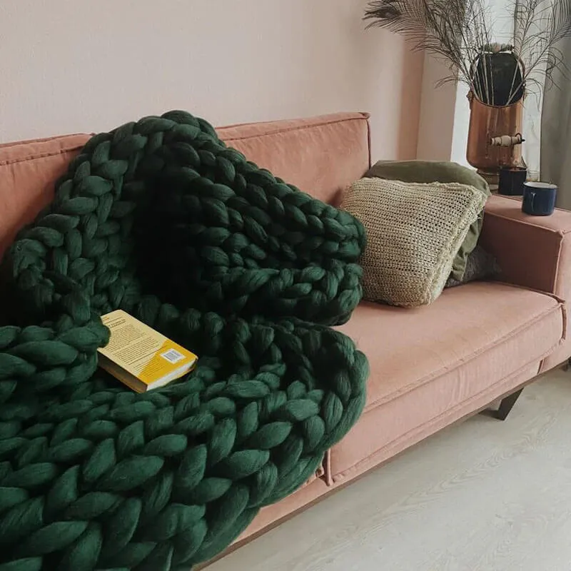 Arm Knit Blanket