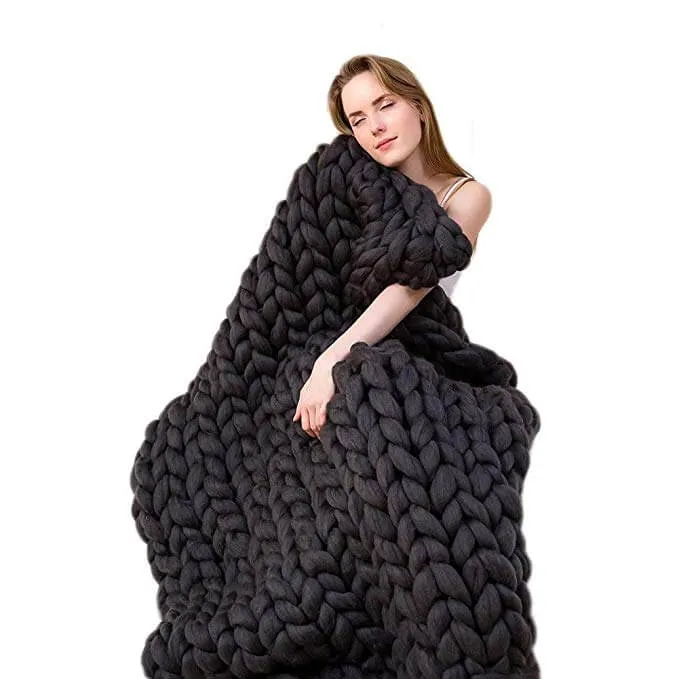 Arm Knit Blanket