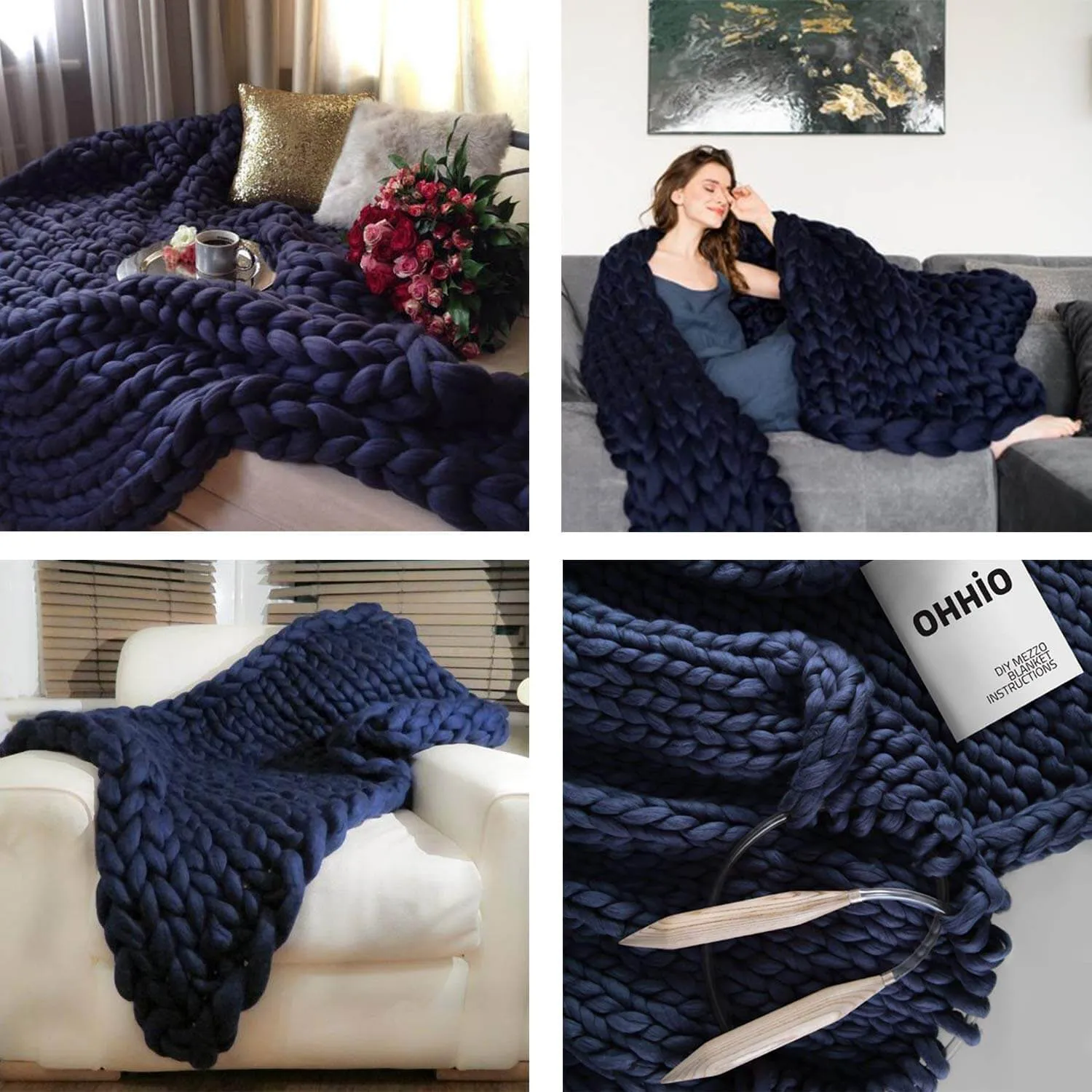 Arm Knit Blanket