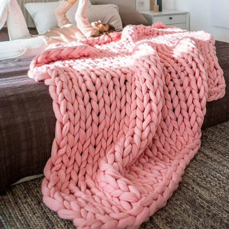 Arm Knit Blanket