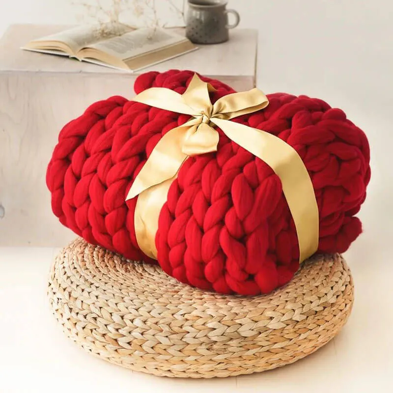 Arm Knit Blanket