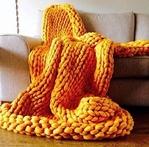 Arm Knit Blanket