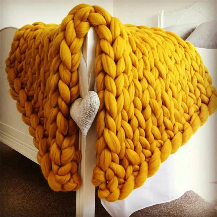 Arm Knit Blanket