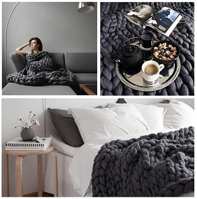 Arm Knit Blanket