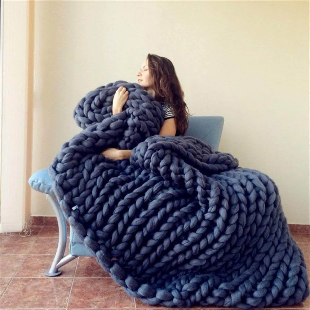 Arm Knit Blanket