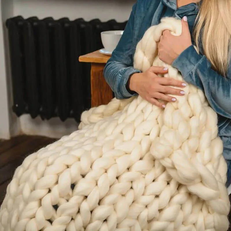 Arm Knit Blanket