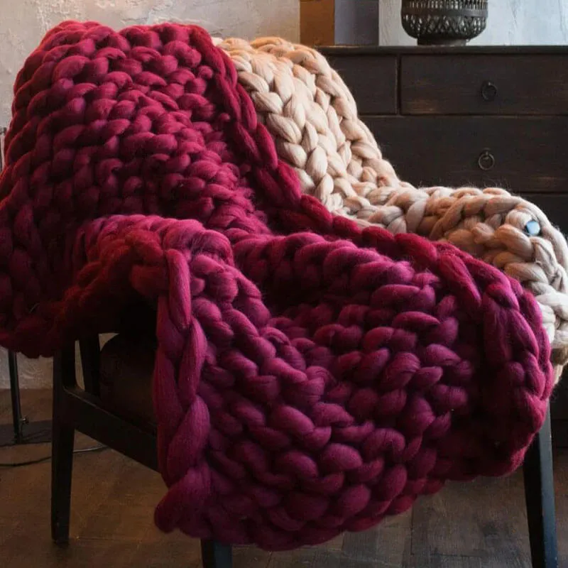 Arm Knit Blanket