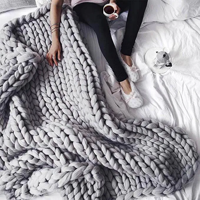 Arm Knit Blanket