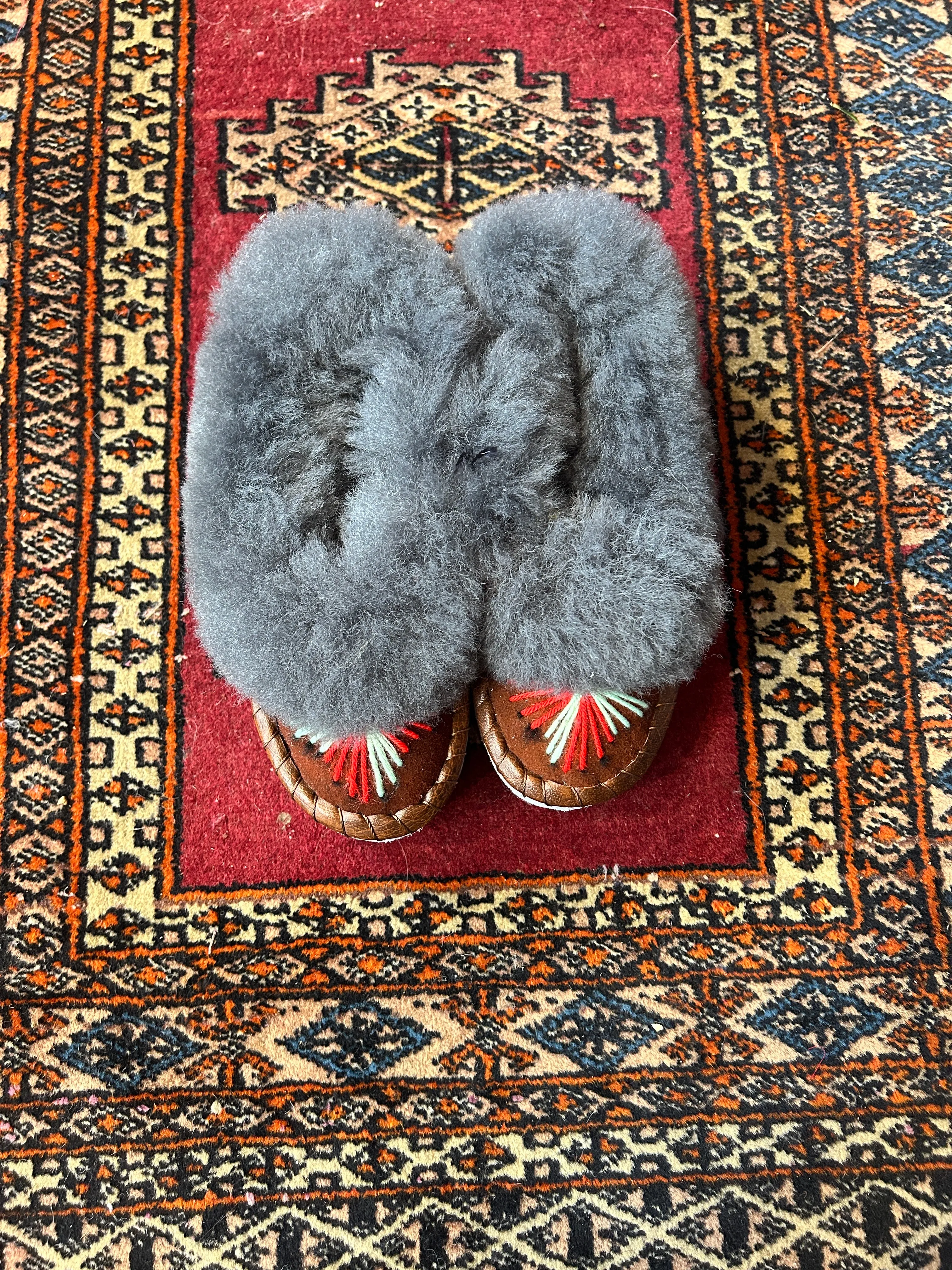 Artisan Kids Sheepskin Slippers