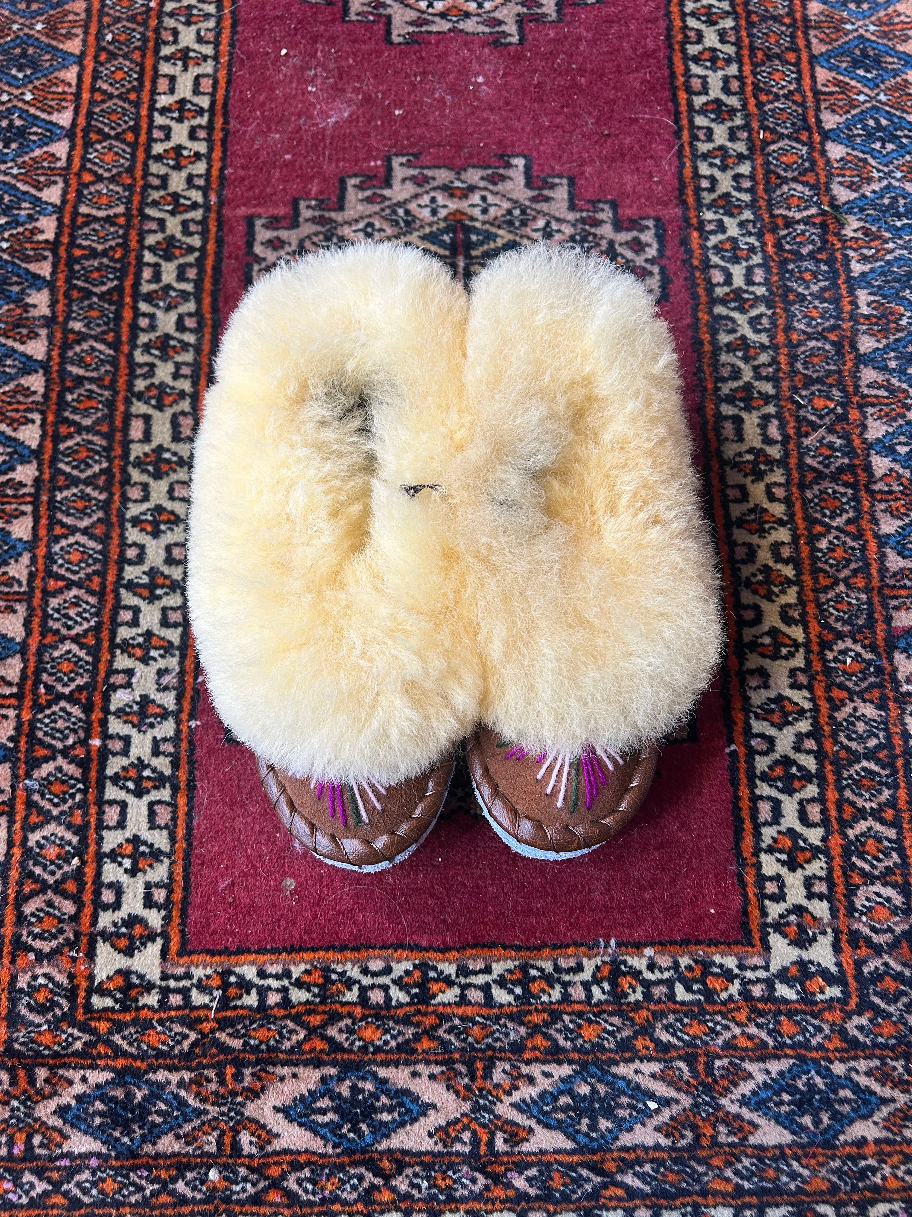 Artisan Kids Sheepskin Slippers