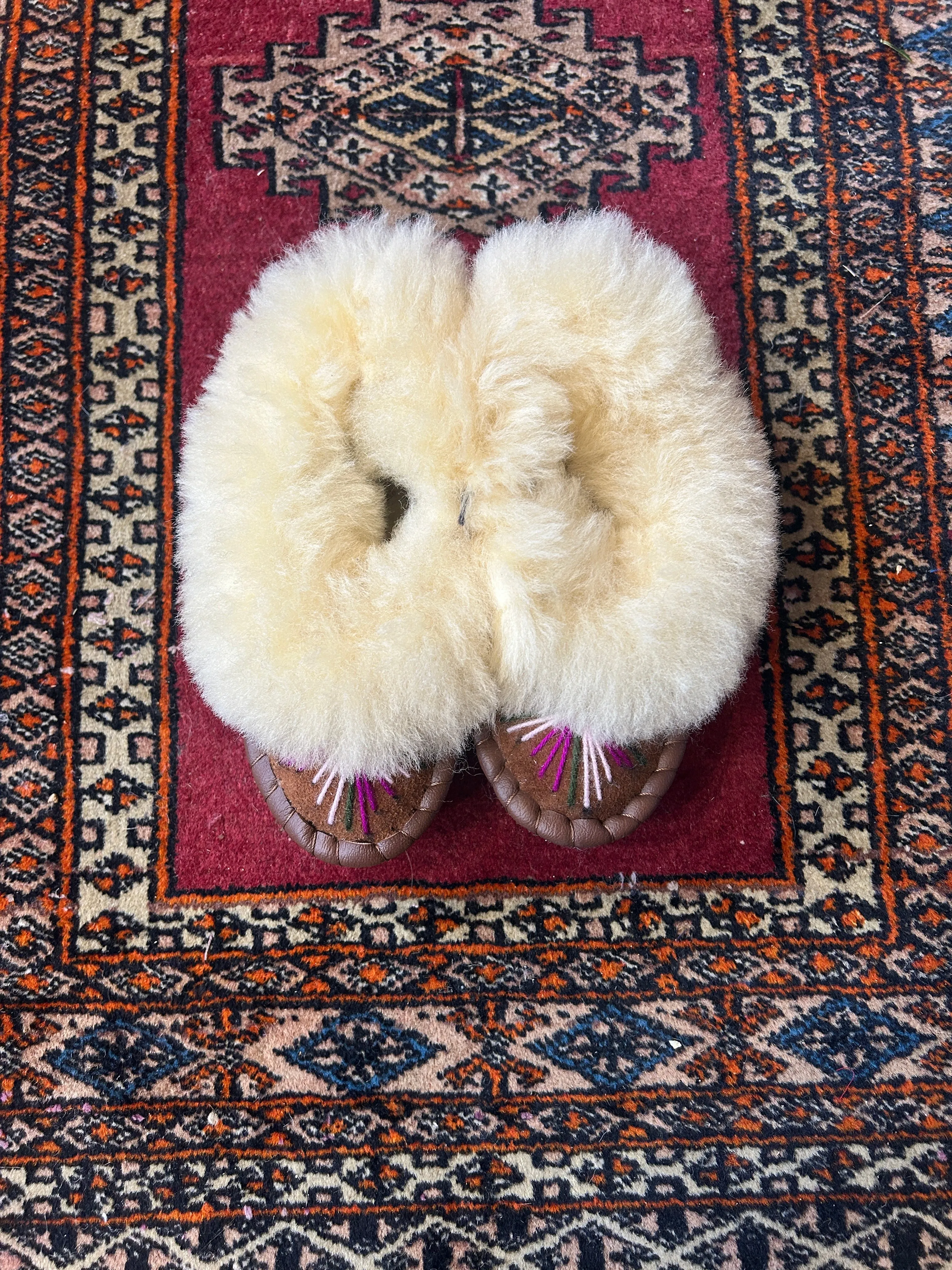 Artisan Kids Sheepskin Slippers