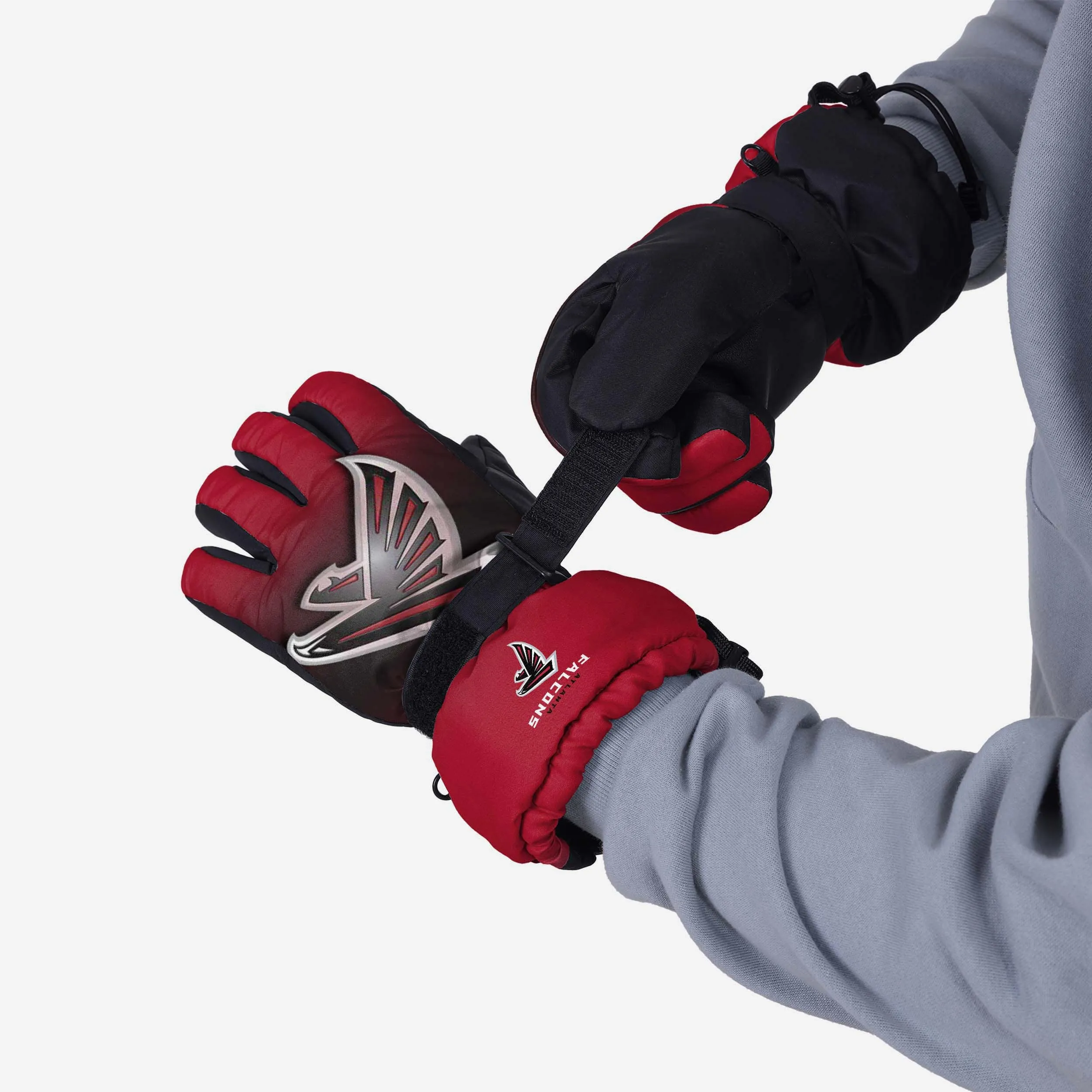 Atlanta Falcons Gradient Big Logo Insulated Gloves