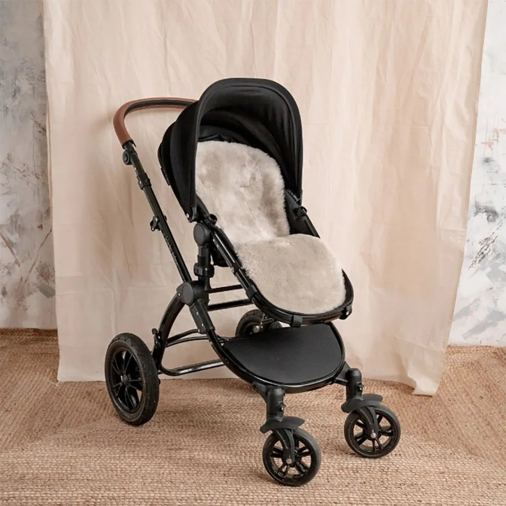 BAA BABY Sheepskin Buggy Style Liner - Latte Shorn Hair