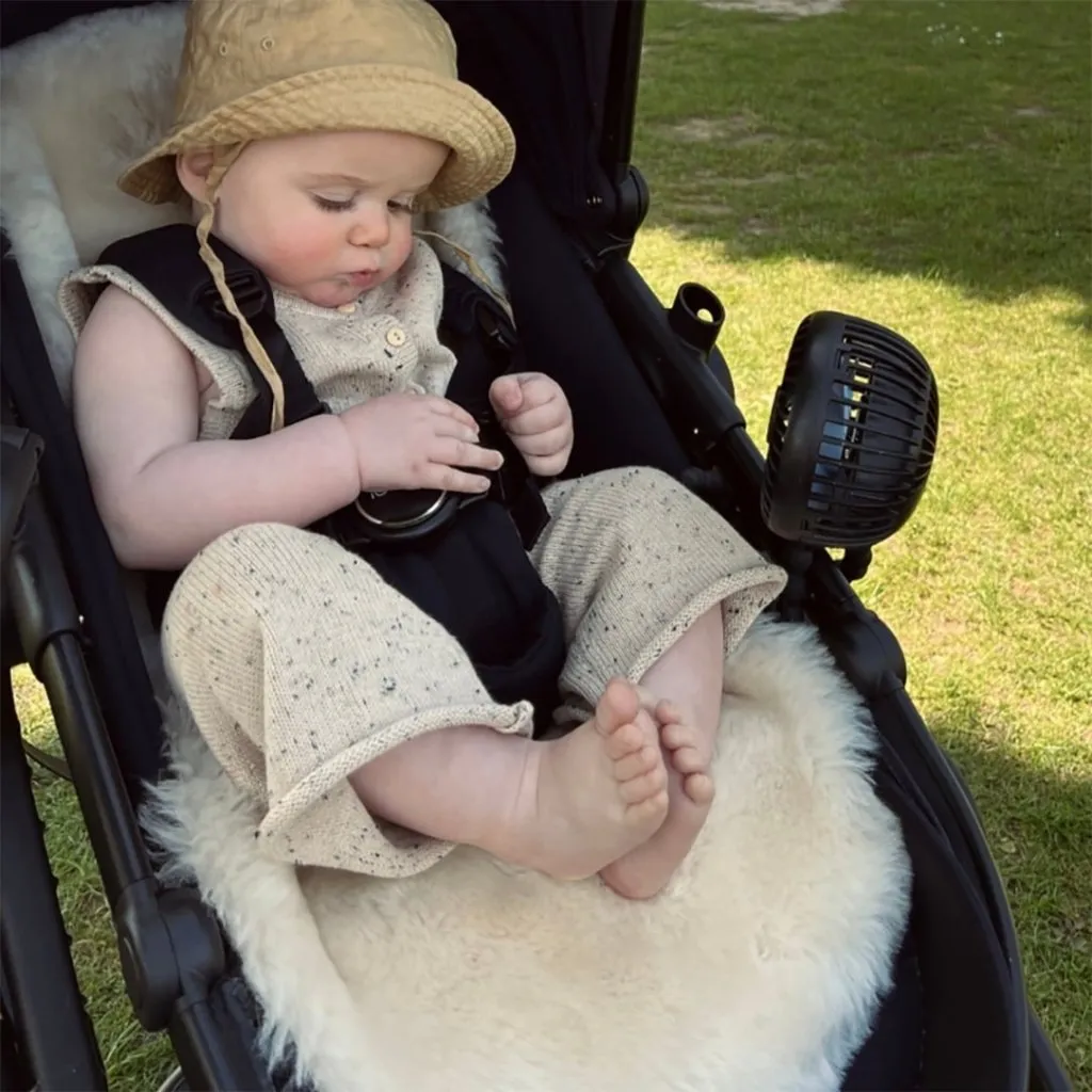 BAA BABY Sheepskin Buggy Style Liner - Milk Shorn Hair