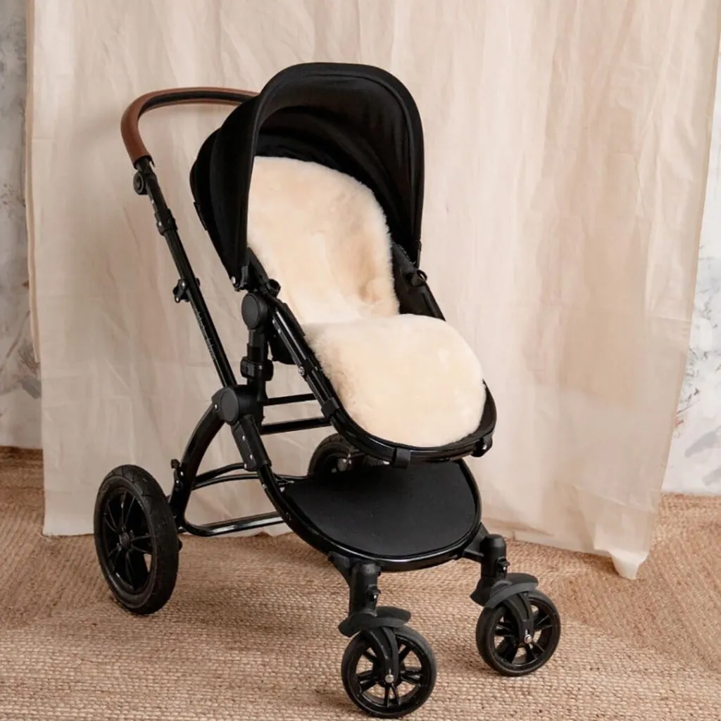 BAA BABY Sheepskin Buggy Style Liner - Pale Honey Shorn Hair
