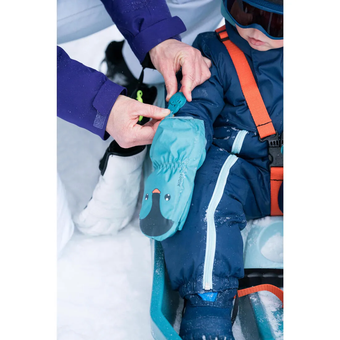 Babies’ Ski Mittens - 500 Warm