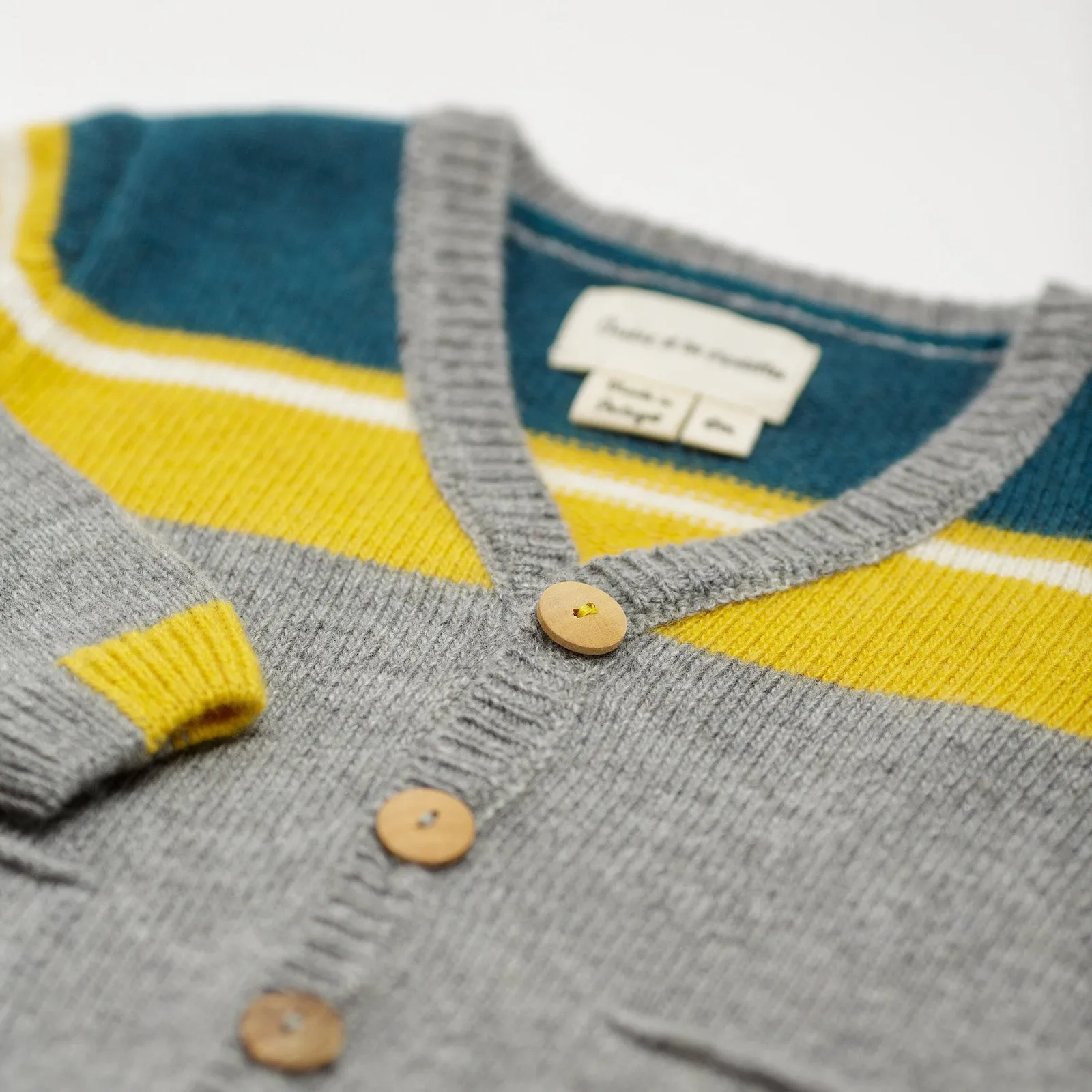 Baby Boys Grey Radou Cardigan