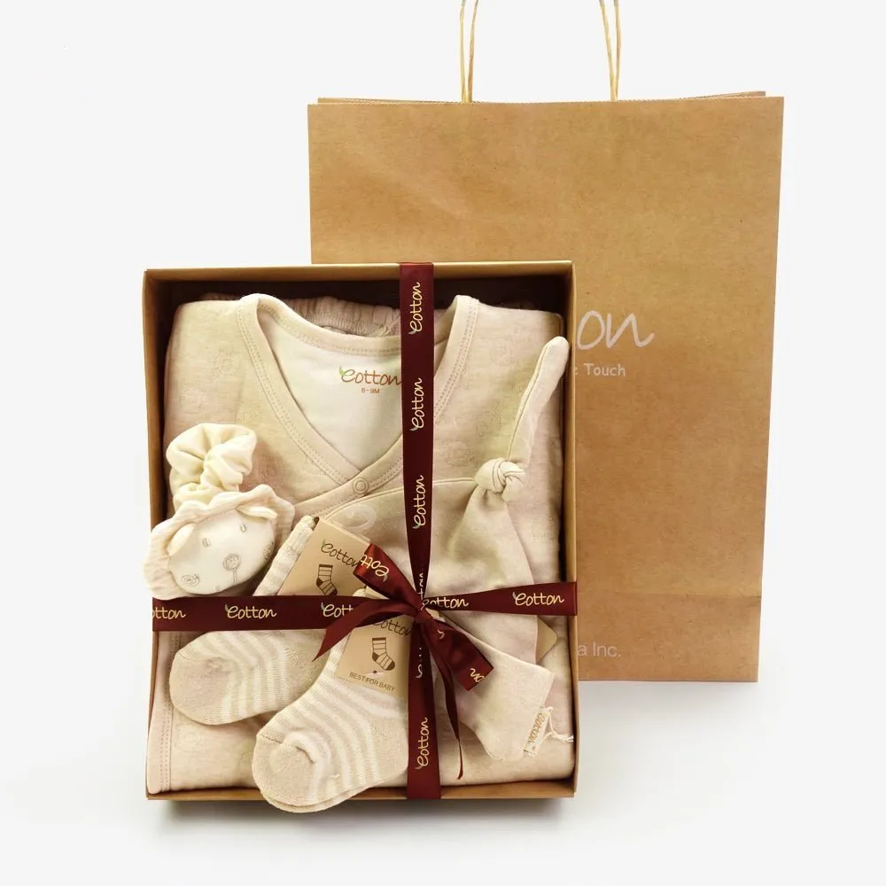 Baby Gift Box | Organic Thermal Layette Set for Newborn Winter Comfort