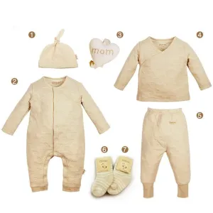 Baby Gift Box | Organic Thermal Layette Set for Newborn Winter Comfort