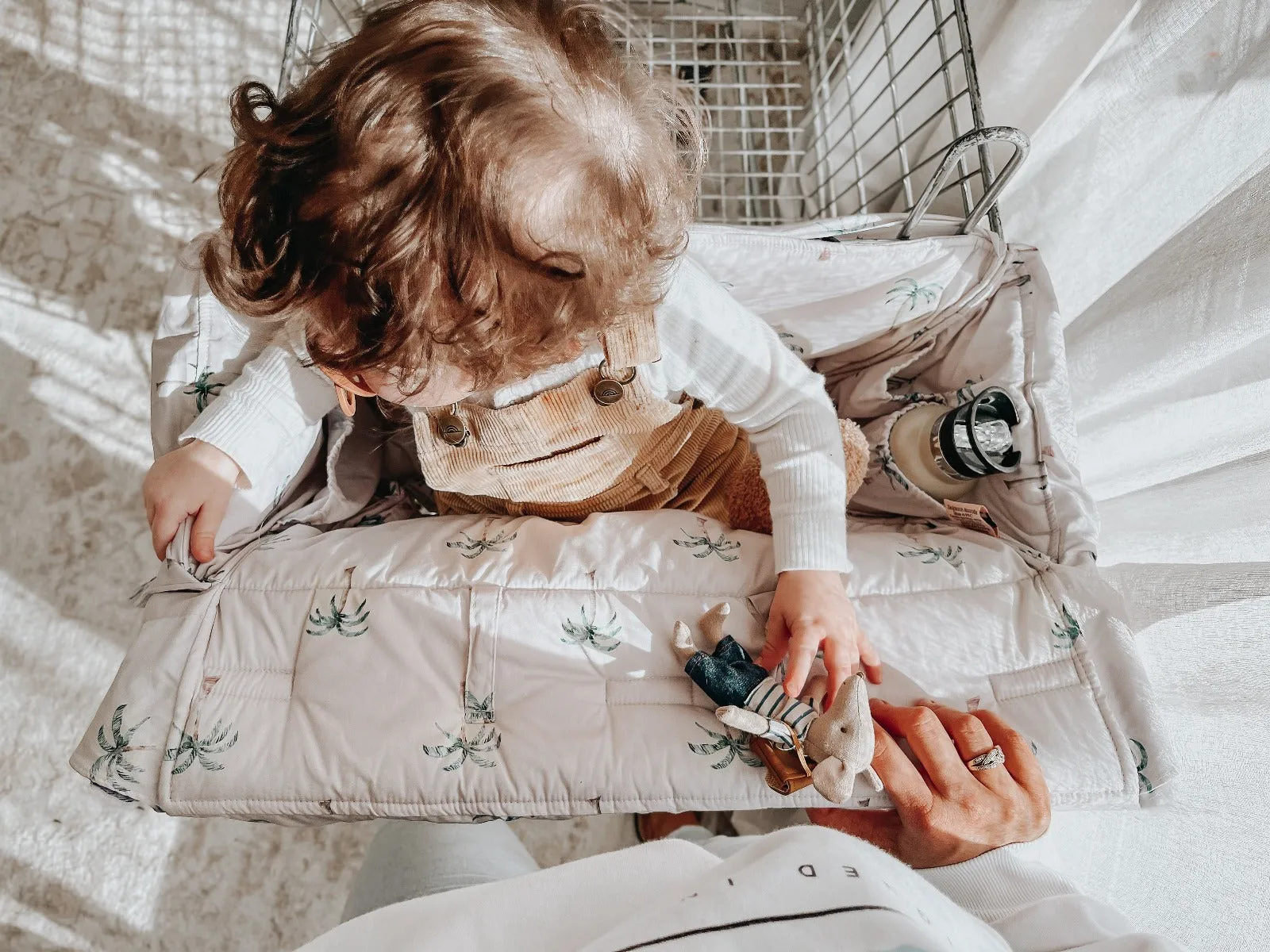 Bambella Designs Double Trolley Liner | Malibu Sand