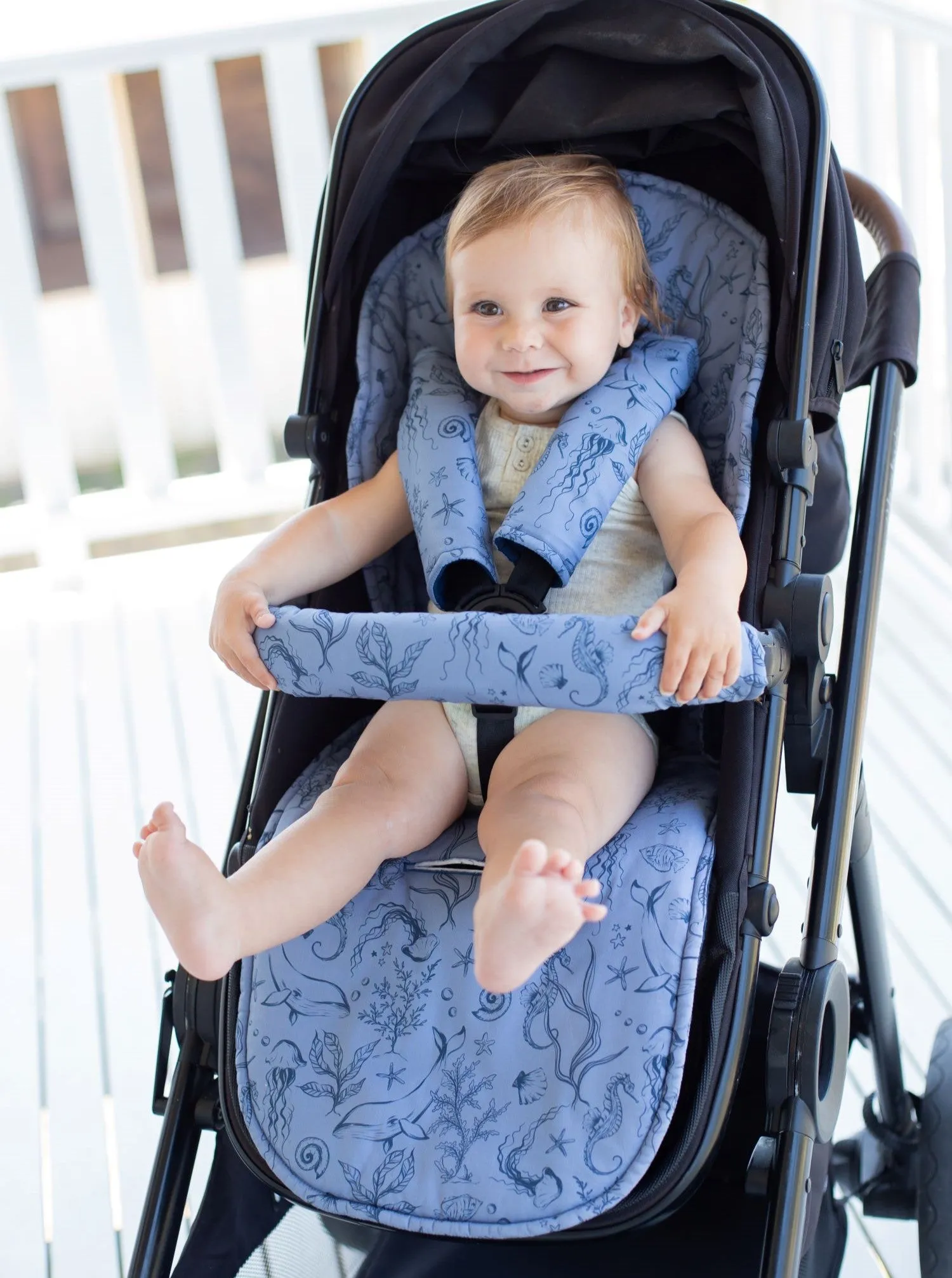 Bambella Designs Universal Pram Liner | Under the Sea