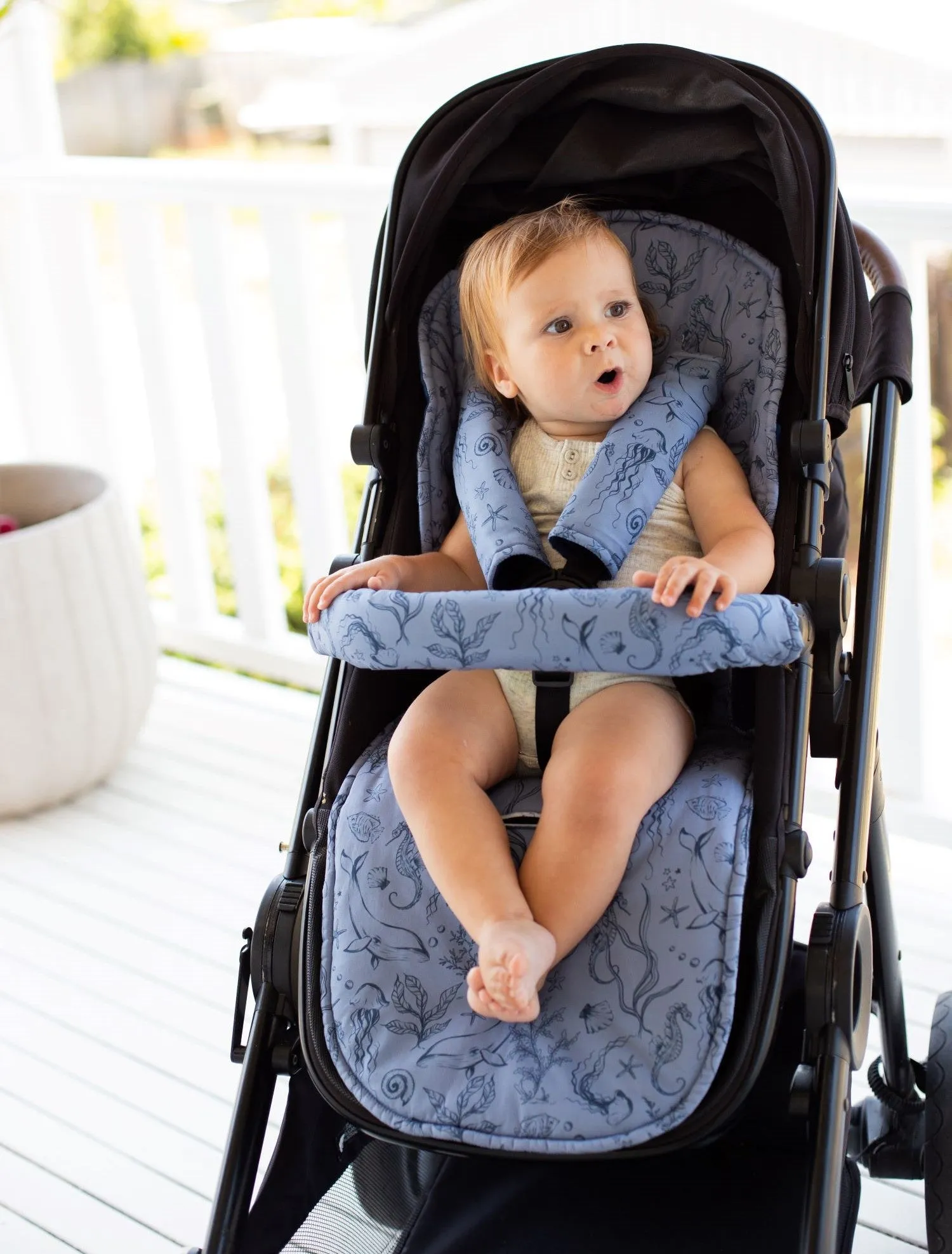 Bambella Designs Universal Pram Liner | Under the Sea