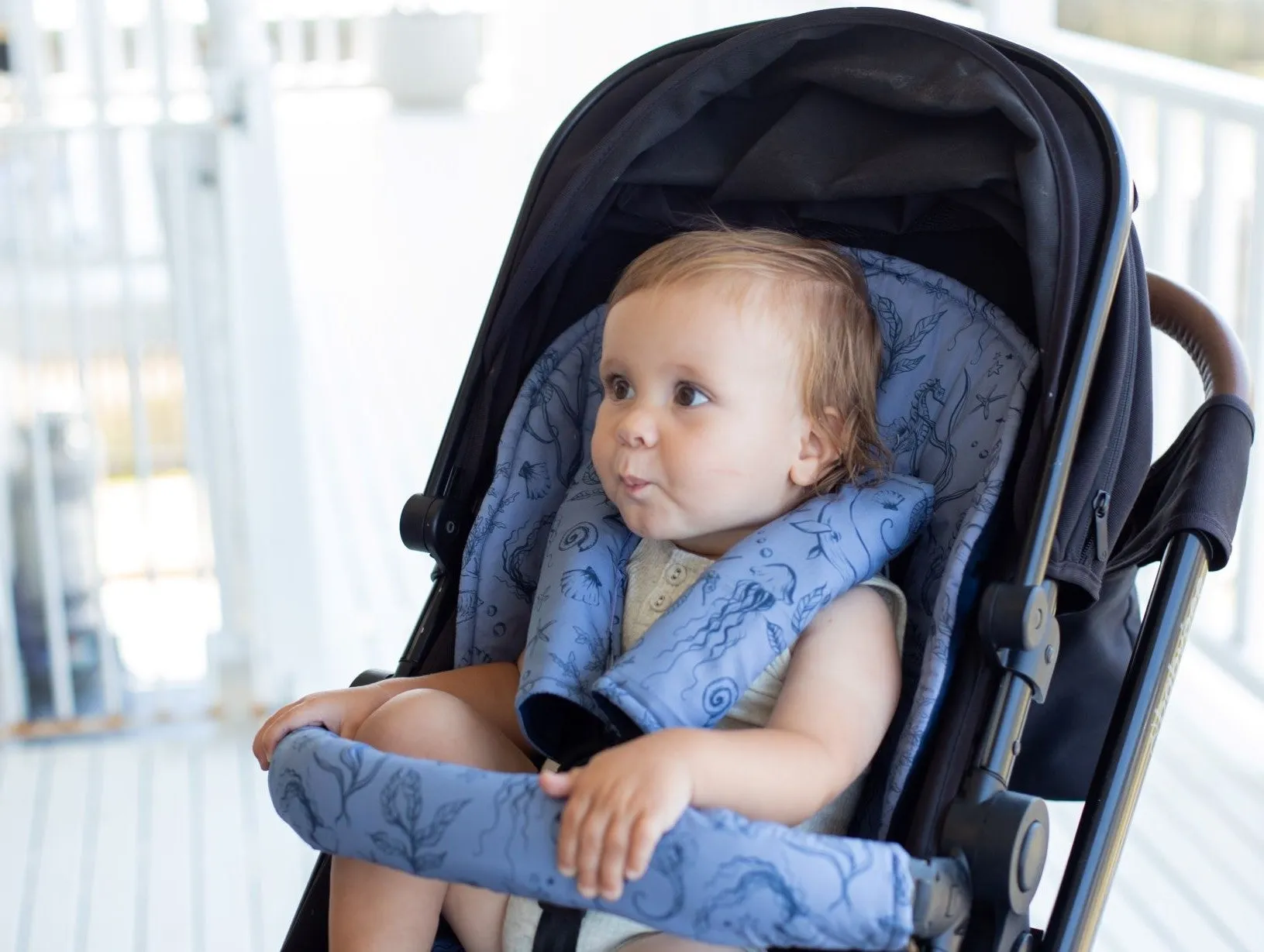 Bambella Designs Universal Pram Liner | Under the Sea
