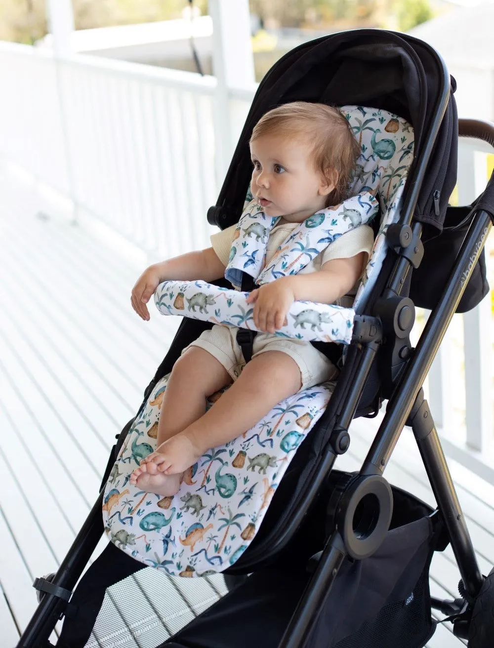 Bambella Designs Universal Pram Liner | Wild Dinosaurs