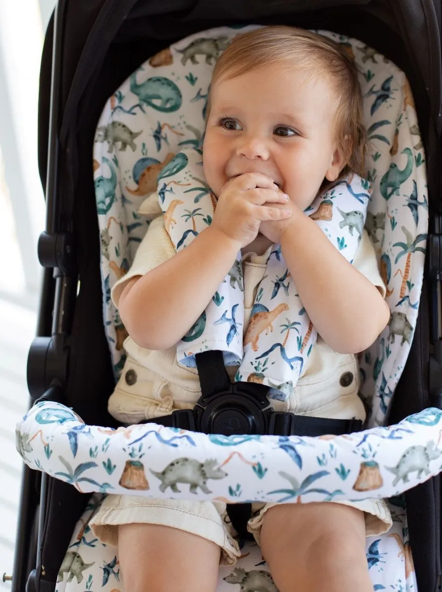Bambella Designs Universal Pram Liner | Wild Dinosaurs