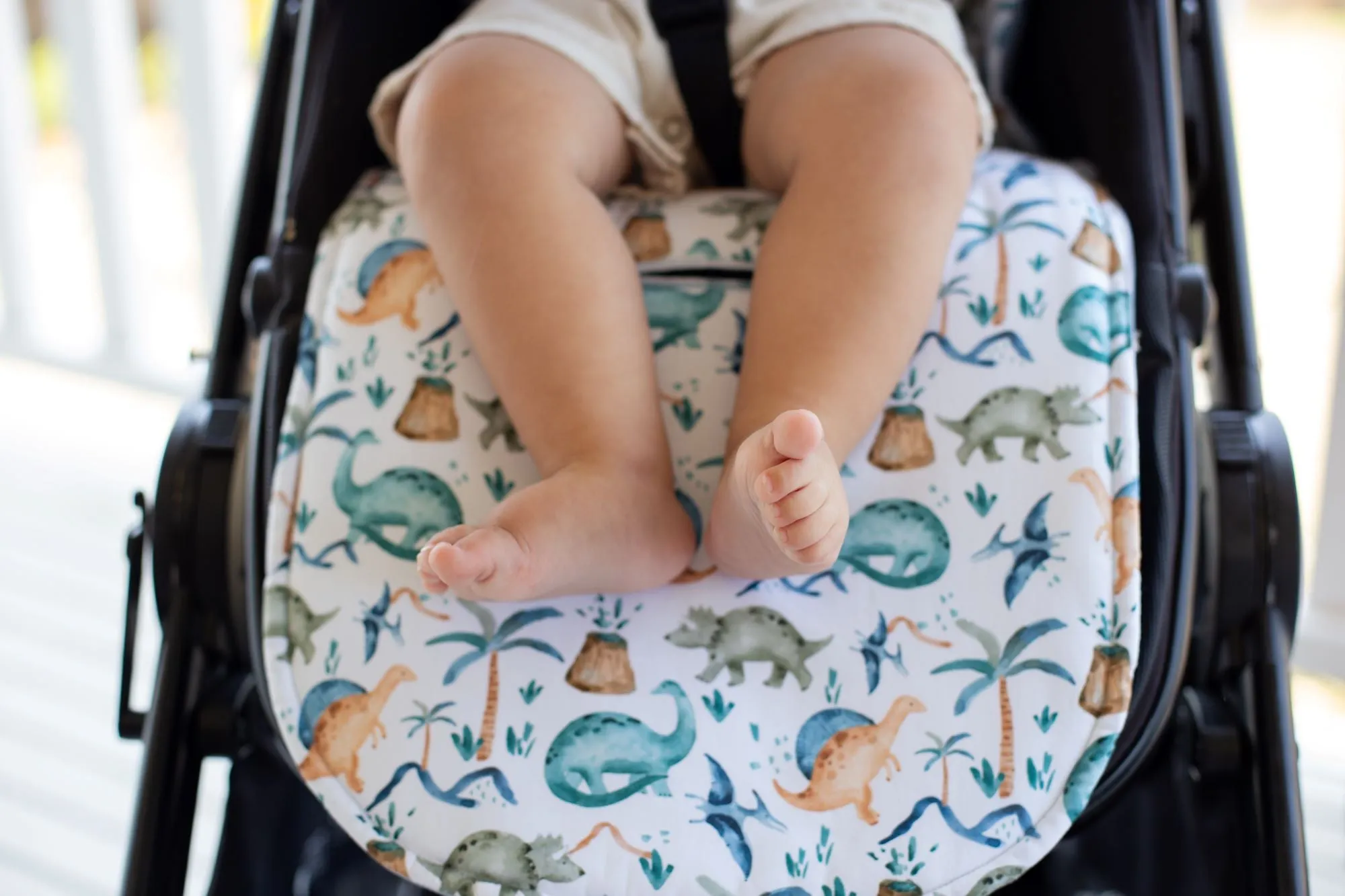 Bambella Designs Universal Pram Liner | Wild Dinosaurs