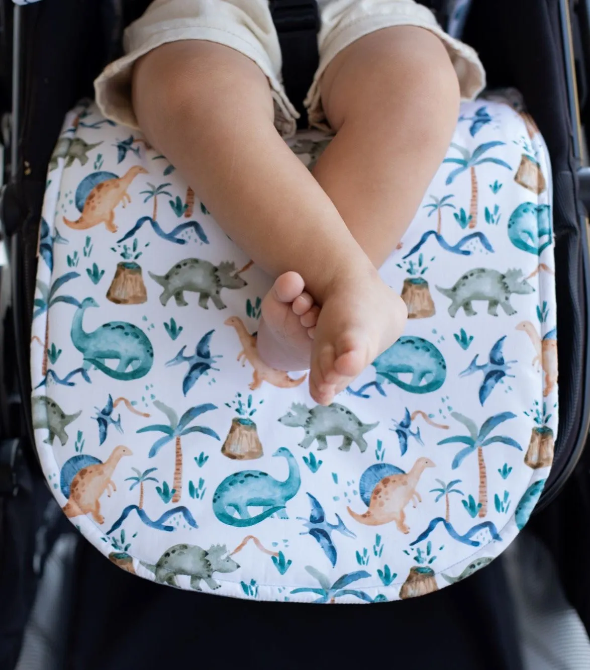 Bambella Designs Universal Pram Liner | Wild Dinosaurs