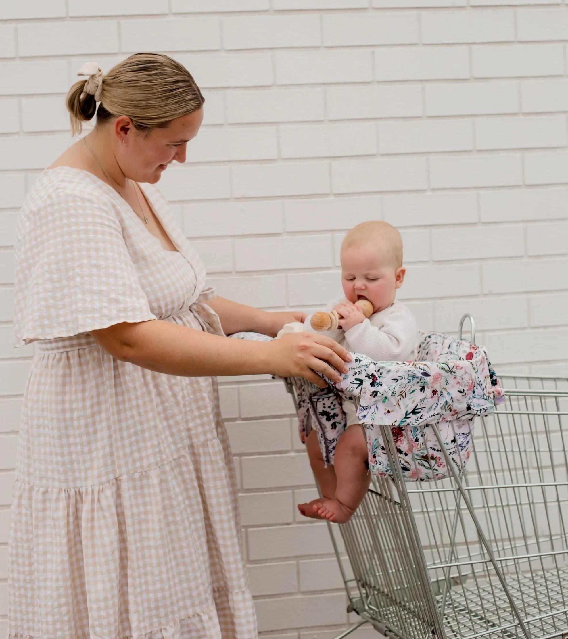 Bambella Double Trolley Liner | Wildflowers