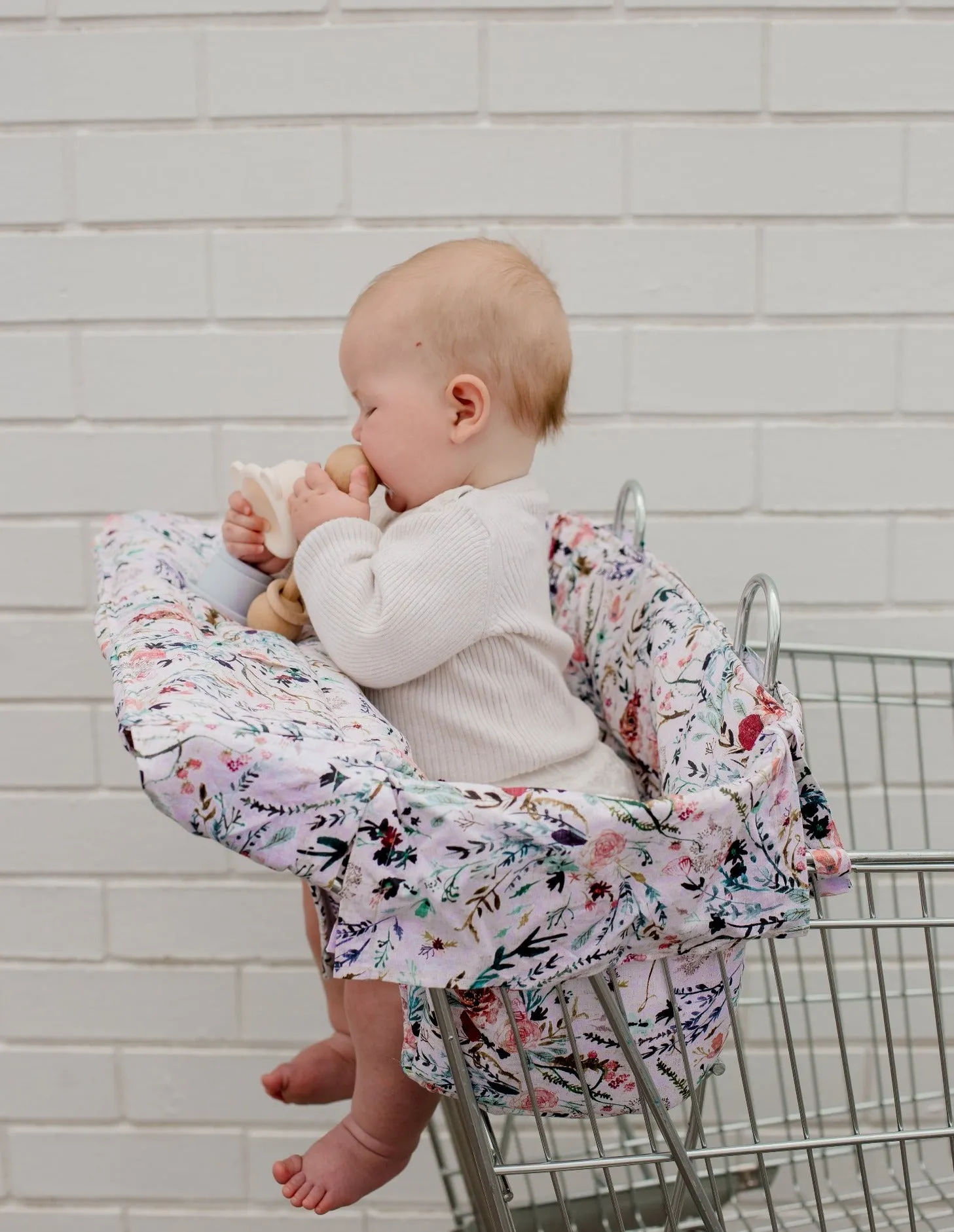 Bambella Double Trolley Liner | Wildflowers
