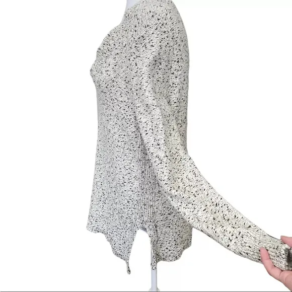Banana Republic Textured Speckled V Neck Chunky Knit Sweater Womens Size Medium