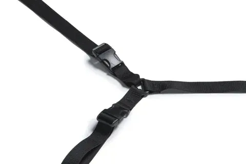 Bed Buckler Tether and Cuff Restrain Kit in Black