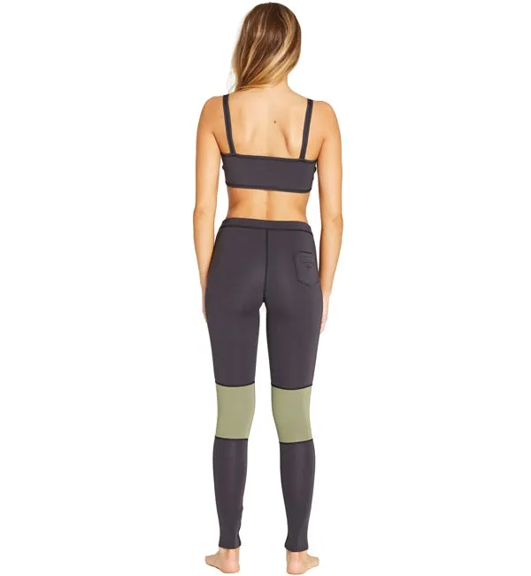 Billabong Womens 1mm Neoprene Sea Legs  - Black Olive