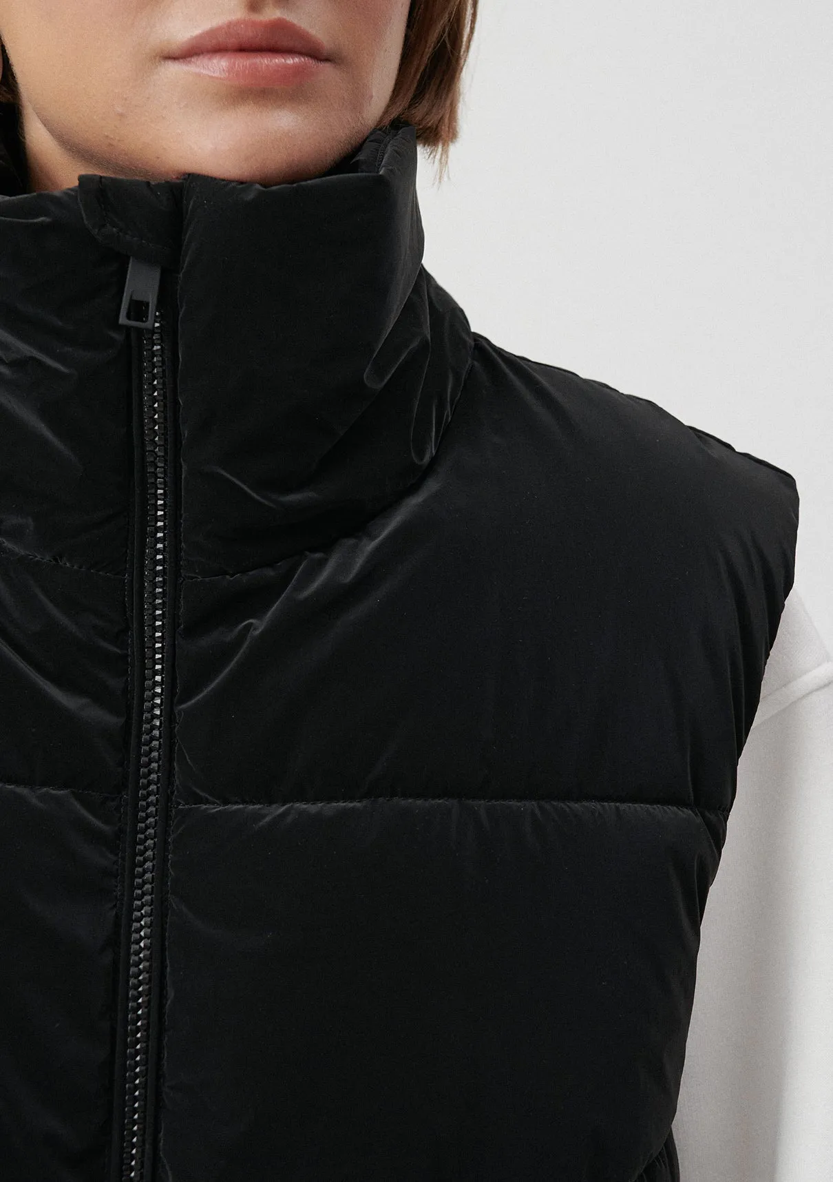 Black Puffer Vest