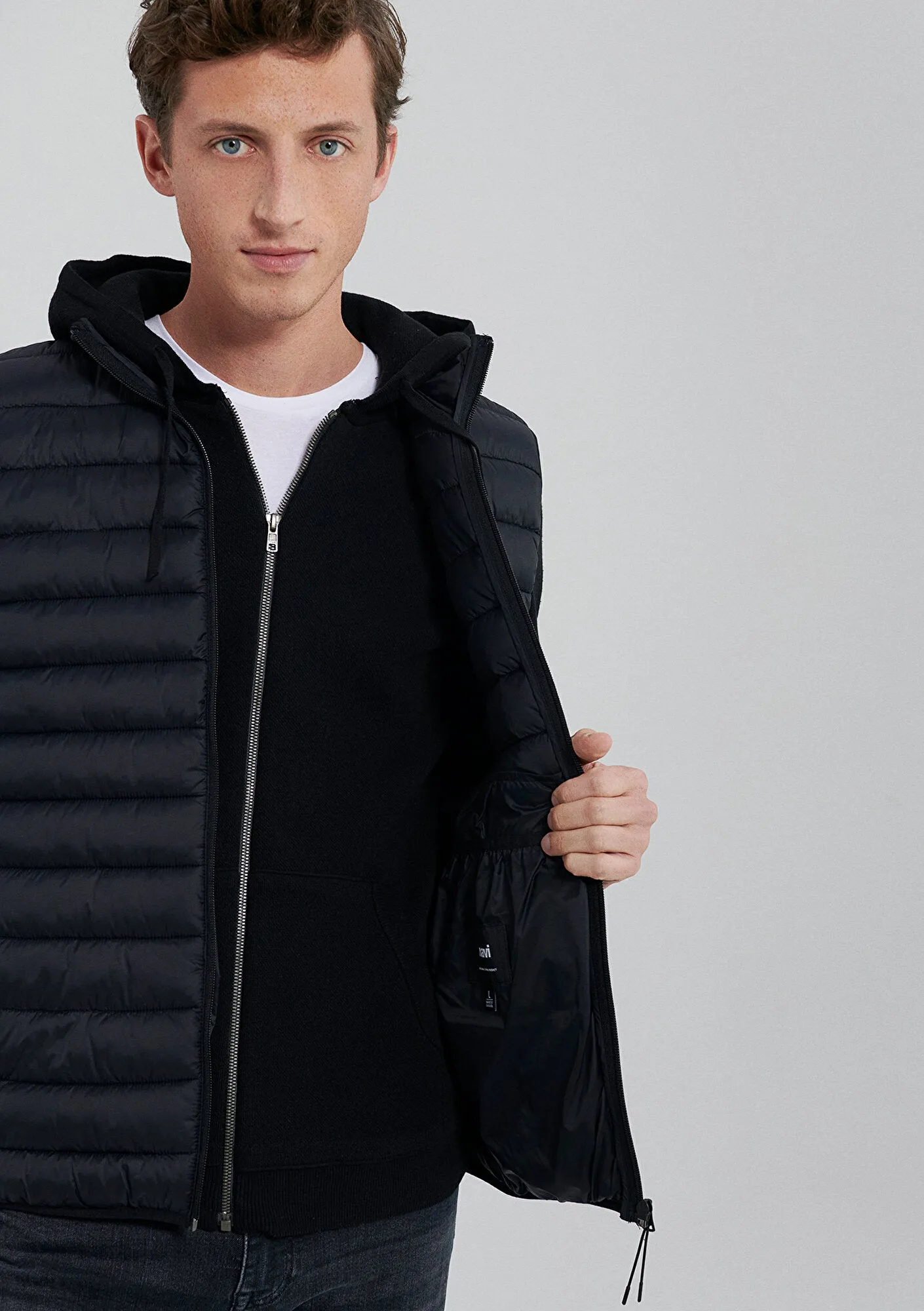 Black Puffer Vest