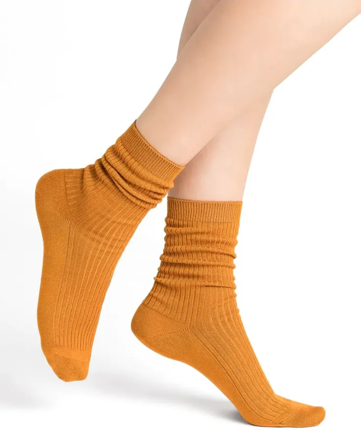 Bleuforet Ribbed Micro-Modal and Cashmere Socks - 6377