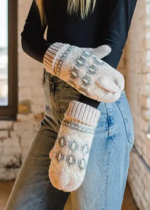 Blush Pattern Mittens