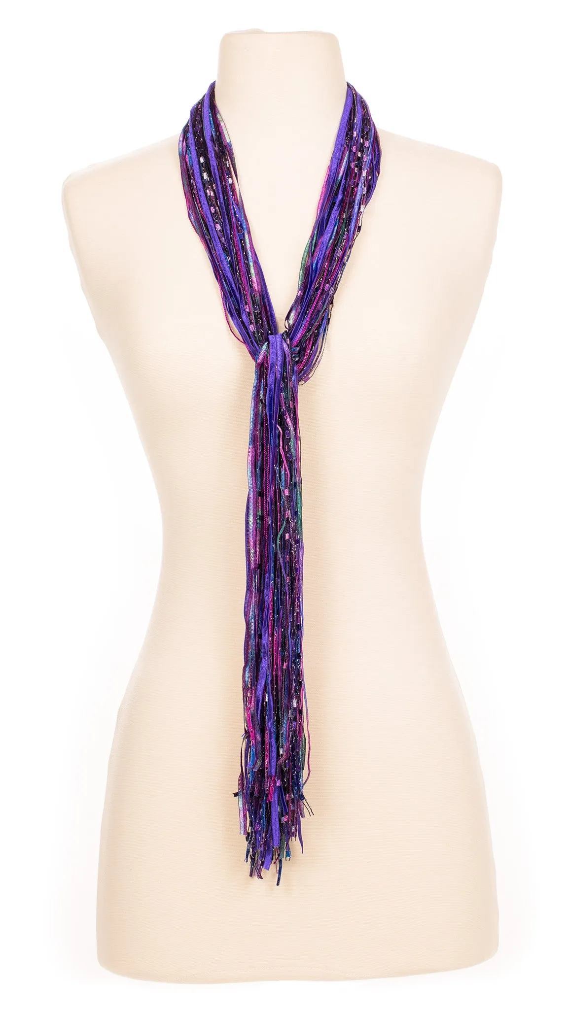 Blushing Violet String Scarf