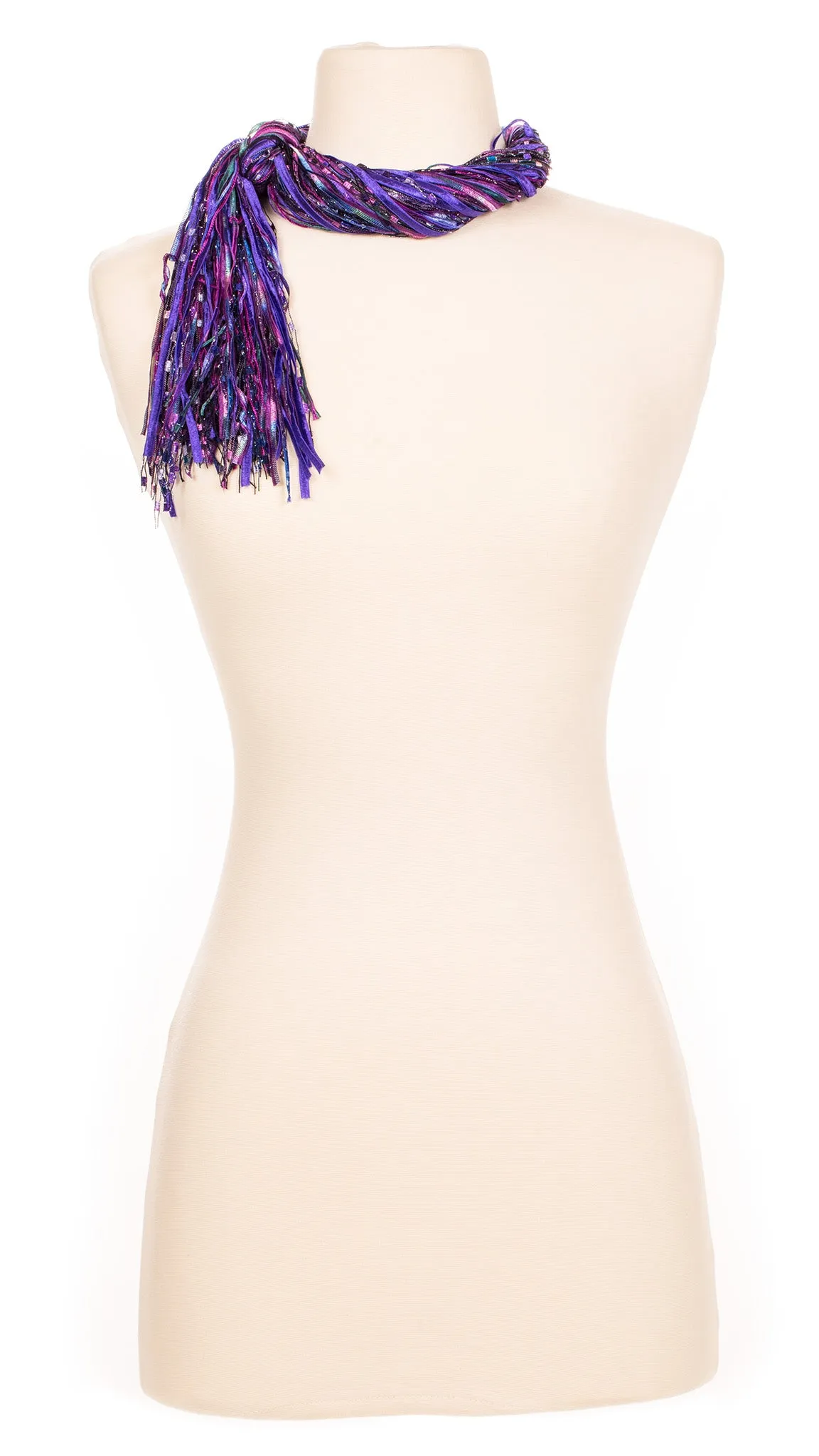 Blushing Violet String Scarf