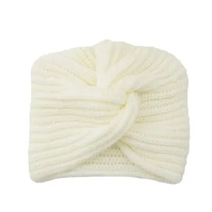 Bohemia turban cashmere cross wrap knitted Beanie