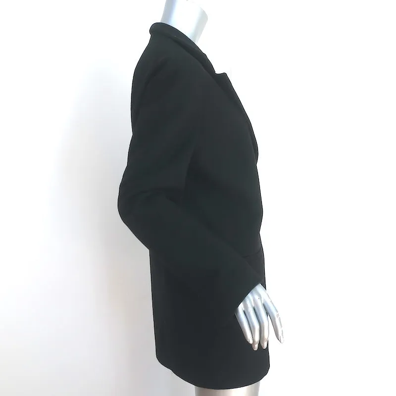 Bottega Veneta Jacket Black Virgin Wool-Cashmere Size 40 Oversize Blazer