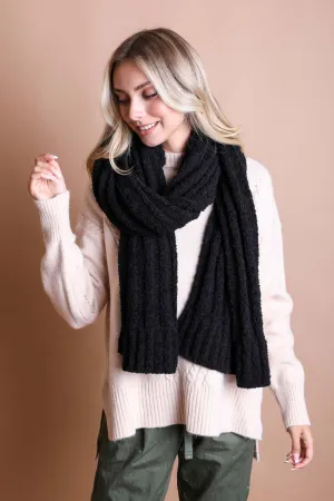 Boucle Vertical Knit Scarf (5 colors)