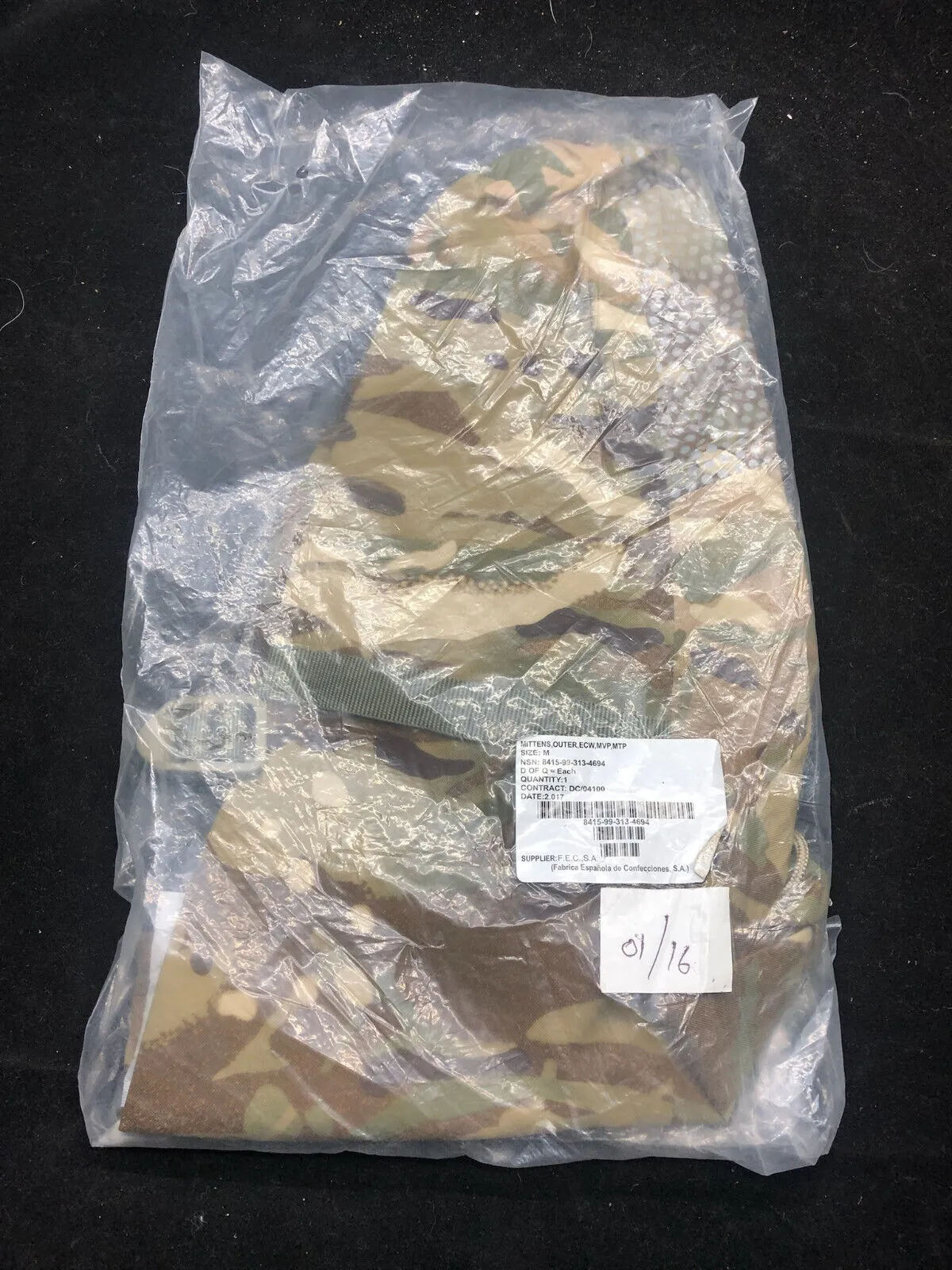 British Army MTP GoreTex Outer Mittens Waterproof MVP Extreme Cold Size M Medium