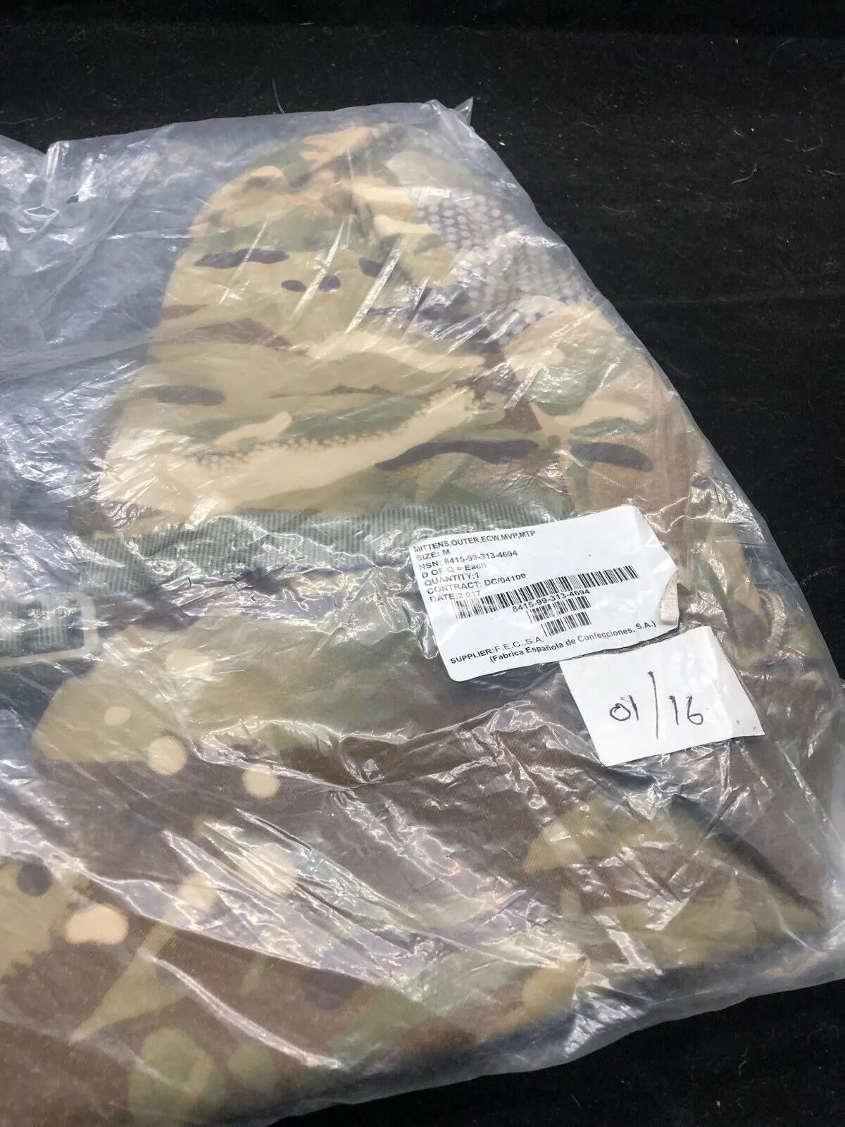 British Army MTP GoreTex Outer Mittens Waterproof MVP Extreme Cold Size M Medium